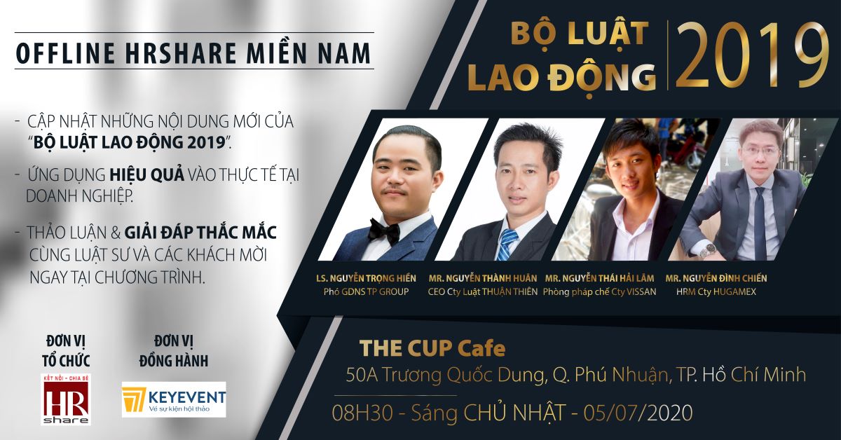 CẬP NHẬT VÀ ỨNG DỤNG BỘ LUẬT LAO ĐỘNG 2019 VÀO HOẠT ĐỘNG DOANH NGHIỆP